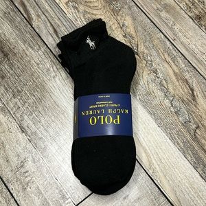 6-Pairs Classic Sport Polo Ralph Lauren Half Cushioned Sole Socks